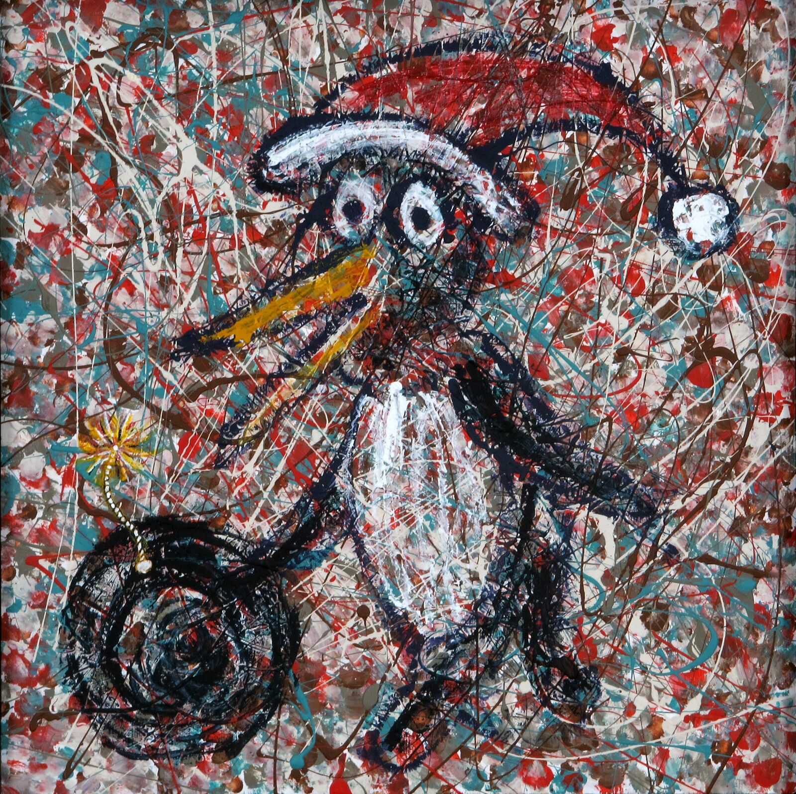 Penguin and Bomb